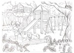 Exterior Layout Illustration by Daisy Rutter