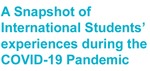 A Snapshot of International Students’ Experiences During the COVID-19 Pandemic