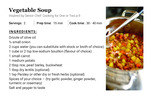 Vegetable Soup by Putting Food on The Table Project