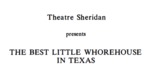 The Best Little Whorehouse in Texas, November 19 – December 6, 1986
