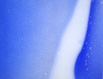 Waterglass 1 - Blue Airbrush 2 by Sarah Hall