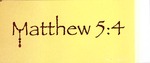 Matthew 5:4 by Sarah Hall