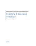 Teaching & Learning Template: Plumbing by Learning Type and Style